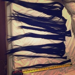 BRAND NEW REAL REMI HAIR CLIP IN EXTENSIONS BLACK